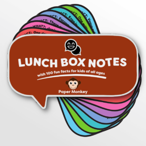 Educational Lunchbox Notes by Paper Monkey